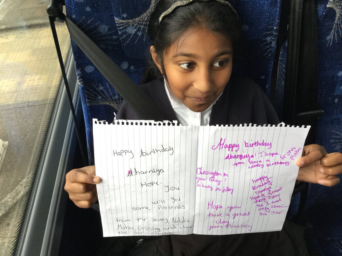 southriseschool's tweet image. Celebrating a special day with a trip to Chessington 🤩 Great job on the make-shift birthday card Year 5, very creative #chessupdate