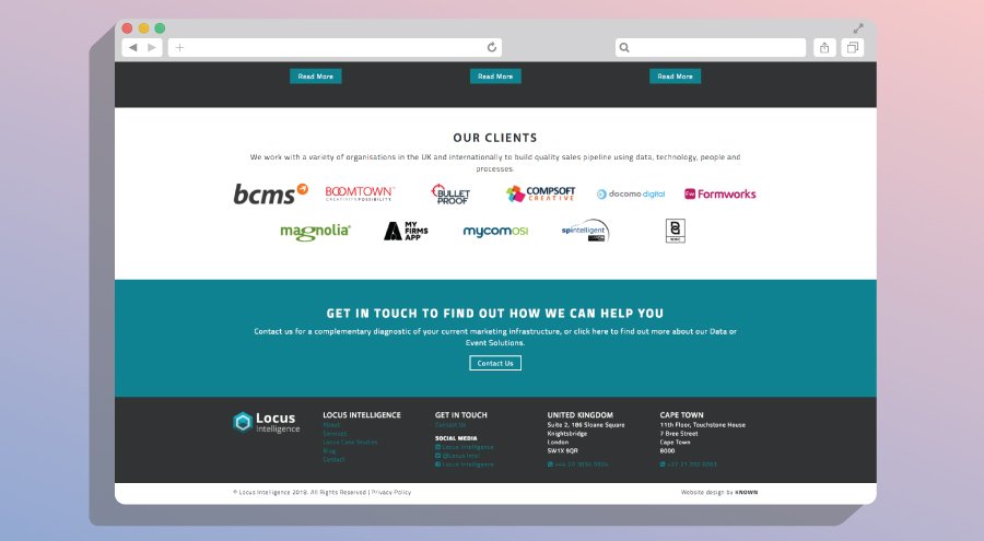 knowndesignco's tweet photo. View Locus Intelligence on KNOWN >>
https://t.co/UZYrma2XZp
Custom #Responsive #Wordpress #Website #Design and #Web #Development
#websitedesign #responsive #Webdev #KnownDesignCo #southafrica #CapeTown #WebDevelopment #coder #Creative #BrandingAgency https://t.co/WoUweLWiBc