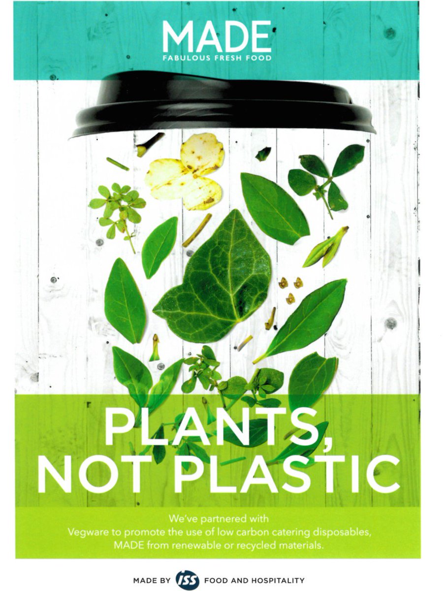 Going 100% vegware with Food Waste going to Composting