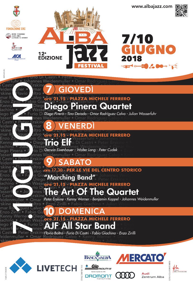 livetechcom's tweet photo. LIvetech Sponsorship - Alba Jazz 2018 https://t.co/VKIskJTb2C
