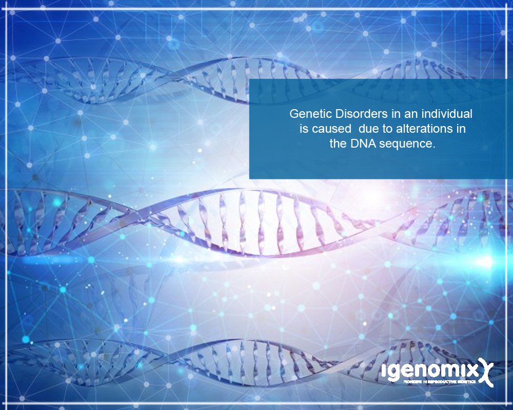 IgenomixME's tweet image. Genetic Disorders among individuals is usually caused  due to alterations in the DNA sequence, which can´t be cured but can be prevented. Ask #Igenomix how. To learn know more about #geneticdisorders, click here bit.ly/2IlZQxz
#chromosomalabnormalities #IVFcommunity