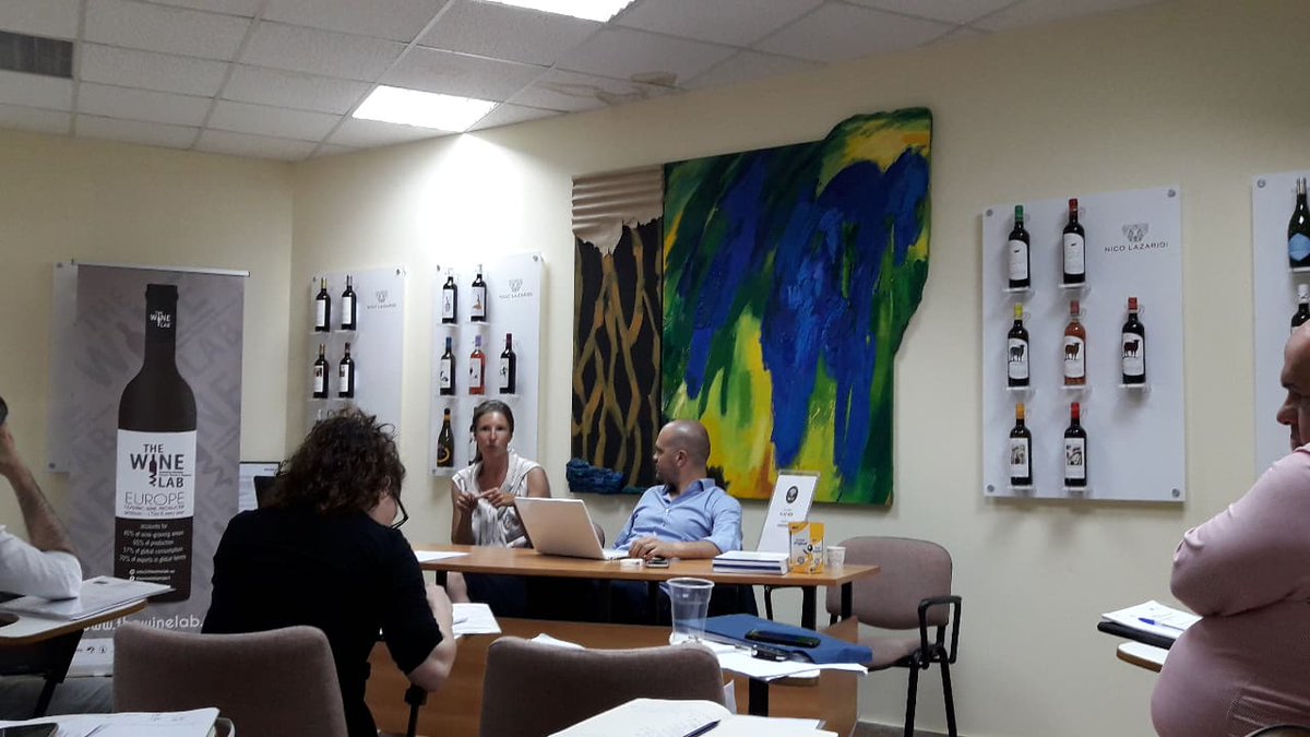 TheWineLabEU's tweet photo. @TheWineLabEU project travels to Northern Greece &amp; city of Drama, hosted by @NICOLAZARIDI. Team members from across Europe assess the project progress #WineHubs #studentmobilities #elearning #WineLivingLabs @Alecavicchi @UniMC @ElisavetAng @olgasos. More @ https://t.co/ksxk13AgSb https://t.co/mQjCEgmRpc