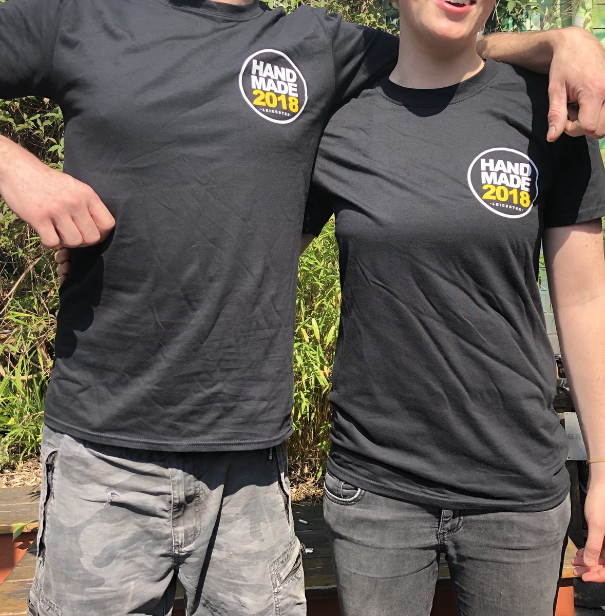HandmadeTotally's tweet photo. MERCH SALE! Get yourself a #handmade18 t-shirt for just £5 here: https://t.co/53fl4wa8sc https://t.co/O66WpAQAqP