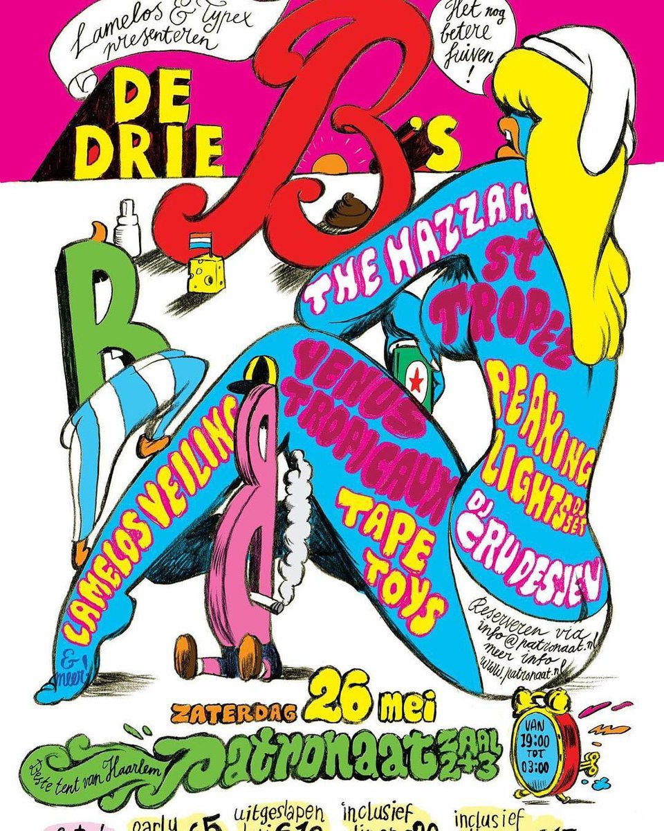 Playing at @patronaat023 this Saturday! On at 21:00. 🕺🏻