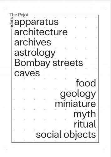 apparatus / architecture / archives / astrology / Bombay streets / caves / food / geology / minature / myth / ritual / social objects *Poster *Test *Working Documents <a href="/TheRejoinders/">The Rejoinders</a> website <a href="/WAICymruWales/">WAI Cymru Wales</a> <a href="/BCouncil_Wales/">British Council Wales</a>  #UKIndia2017 #IndiaWales