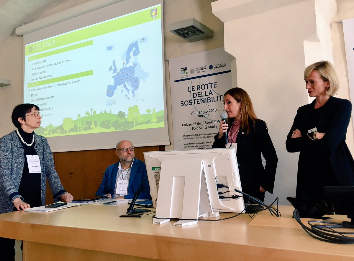 C_Valpolicella's tweet photo. Si parla di #sprecoalimentare #povertaalimentare con @LidlItalia #noallospreco grazie all'aiuto del #BancoAlimentare #CSRIS18VR @UniVerona @CSRIS_it https://t.co/u1L7rMjjnK
