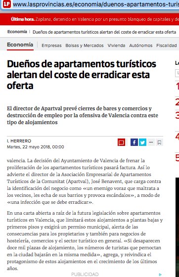 InfoApartval's tweet photo. SEGUIMIENTO DE PRENSA:
Nuestro presidente, José Benavent, envió una carta a los medios de comunicación para invitar a la reflexión sobre la necesidad de diálogo y los puentes que debe tender la Administración para con los distintos sectores afectados #turismo #valencia #alquiler https://t.co/uINCr4YZtN