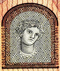PasabanMachines's tweet photo. The #euro #counterfeits are in their lower values since their introduction. The new #securityfeatures such the #portraitwindow are paying off.

#Banknotes #BanknoteConference2018 https://t.co/67JauDA24q