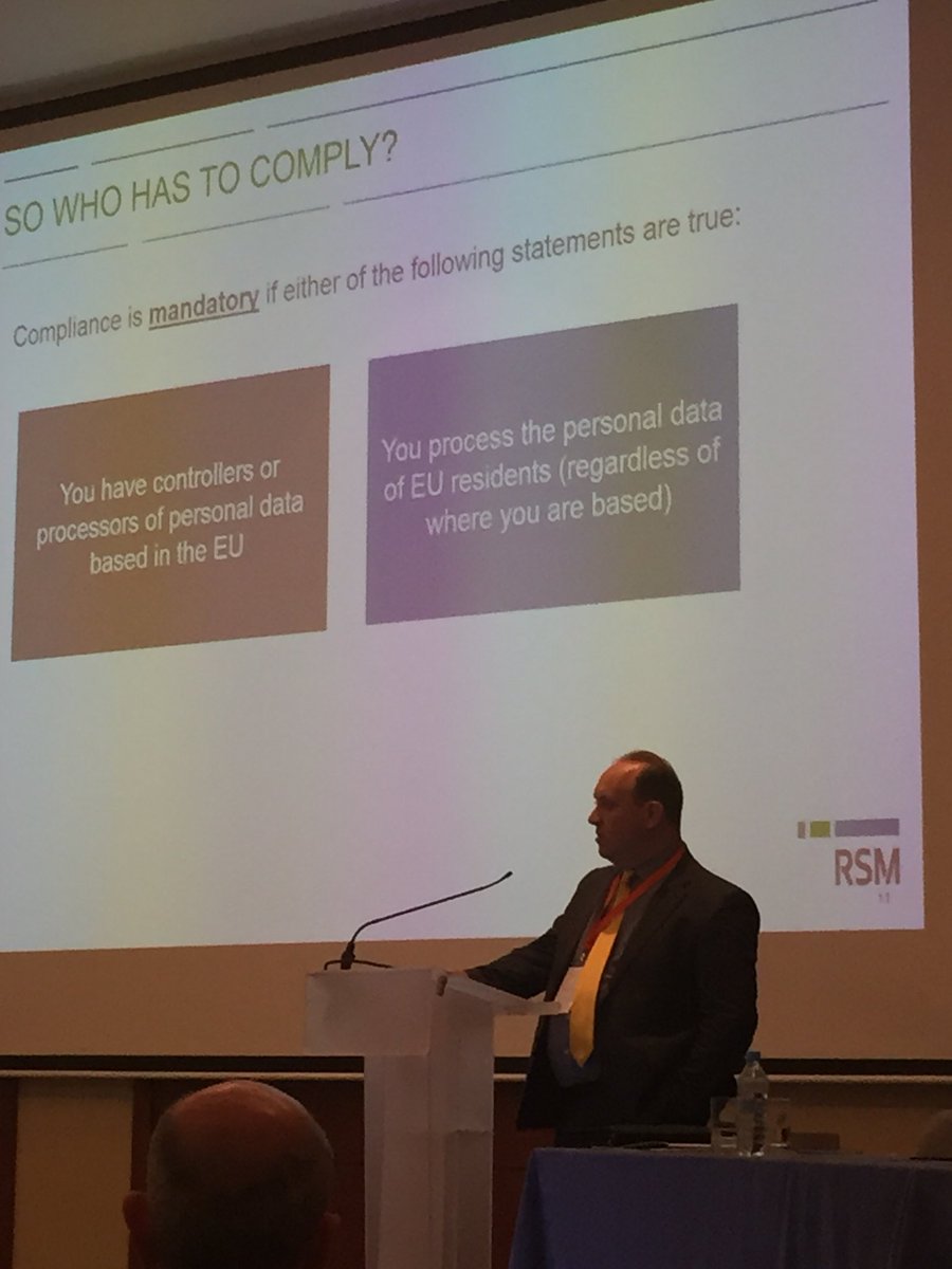 Picking up some valuable information on ‘A Practical Plan’ to complying with GDPR from Terry McAdams this morning in Warsaw <a href="/RSM_Ireland/">RSM Ireland</a> <a href="/rsmEBA/">Reba</a>
