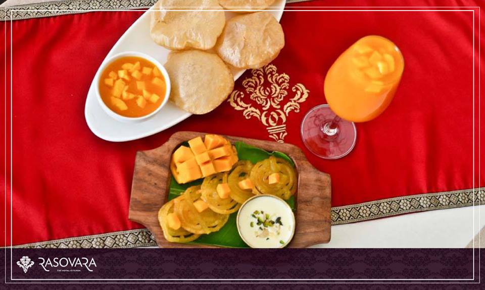 Rasovara's tweet photo. Relish the mango twist this Aamlicious season with cllassic mango recipes at Rasovara!

Tell us your favourite dish on our menu in the comments below!

#Aamlicious #AamliciousRasovara #OnlyAtRasovara #RasovaraFineDining #KingOfFruits #AamliciousFestiva https://t.co/s2kjjOMTxP