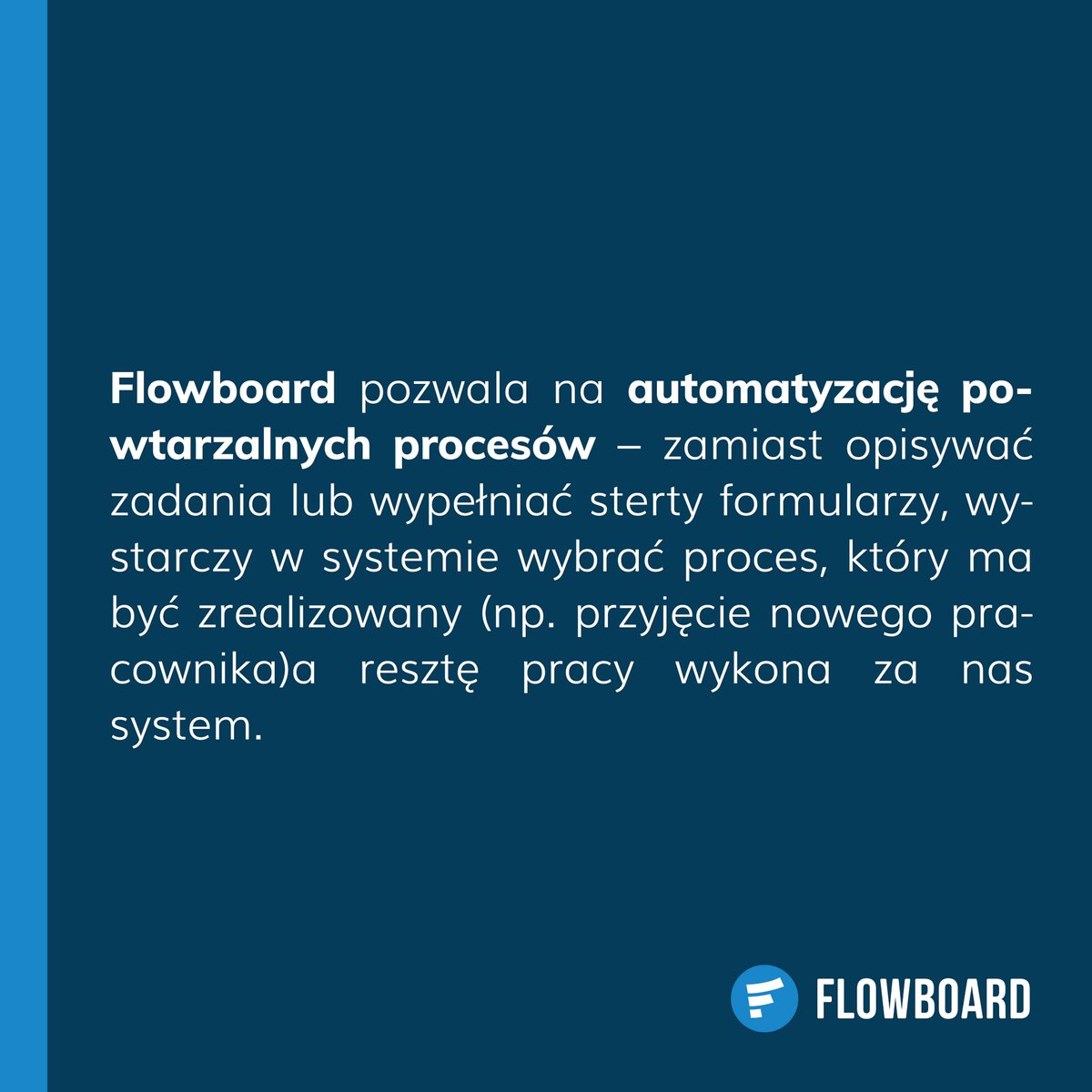 MyFlowBoard's tweet image. Chcesz zaoszczędzić cza? Zautomatyzuj swoją pracę!