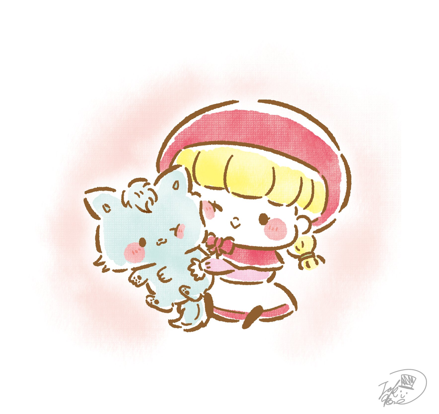 Twitter 上的 Tokudome とくどめ こども向けイラストレーター 赤ずきんチャチャ 大人になって見返しても面白い この二人原作では結婚するとかりーやの声が香取慎吾だったのも大人になってから知って驚いたw 赤ずきんチャチャ イラスト Illustration リーヤ