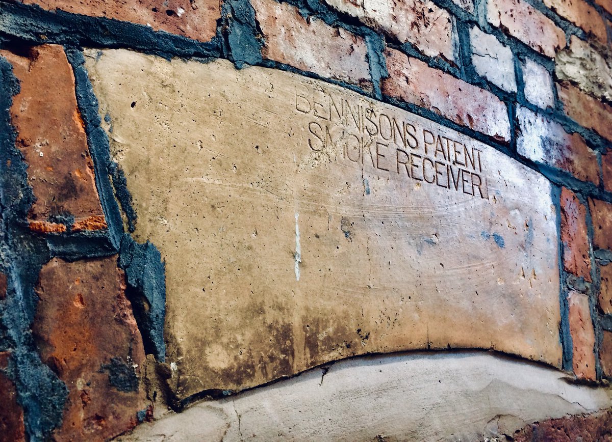 What a awesome find @thefunkyrouge fit out <a href="/altrincham/">Alan Thurm</a> over 100 years old and still looking great. #altrincham #History #Industrial #fire #hale