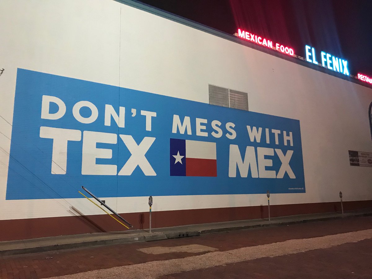 tvtomee's tweet photo. @TxDOT suggests that @ElFenixMexican infringed on a familiar copyright protected slogan....#dontmesswithtexmex @News8Daybreak @wfaa #iamup #cantmakethisstuffup #cantwealljustgetalong #doubtitwilldamagethebrand https://t.co/YoLmnNJUQW