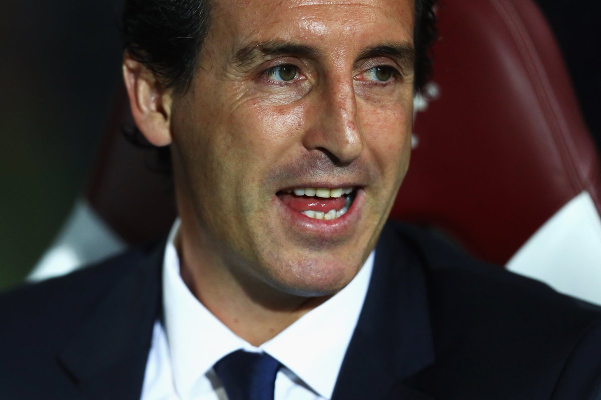 SkySportsNews's tweet photo. Unai Emery will hold his first @Arsenal press conference at 2pm this afternoon - he has already said: "I am very excited to be given the responsibility to start this important new chapter in Arsenal's history." #SSN https://t.co/3JxSfzUjL4