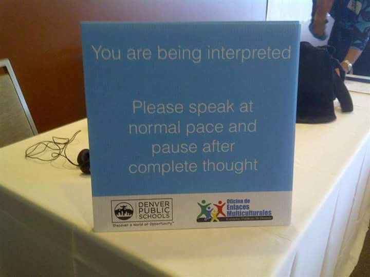 sydise's tweet image. Note to speakers #1int #interpreting #sydise #conferenceinterpreters