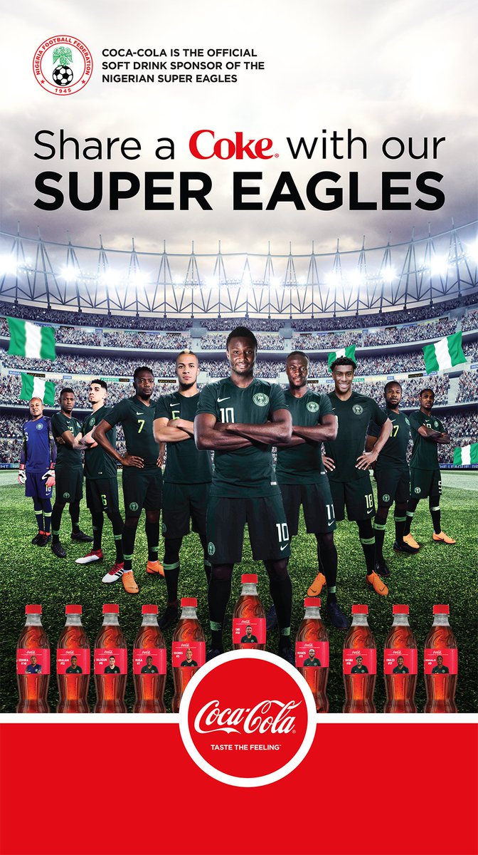 thisisdodd's tweet image. New Work. The Super Eagles World Cup squad 2018. Go Nigeria. #CocaCola @CocaCola #worldcup2018 #russia2018 #nigeriafootball #photography #football @VictorMoses @JohnObiMikel1 @Ogilvy @alexiwobi Thank you @MADAMFilms