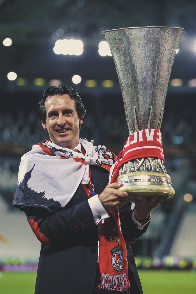 Espn Uk On Twitter Unai Emery Has Won 10 Major Honours As A Manager Europa League Ligue 1 Coupe De France Coupe De La Ligue Trophee Des Champions