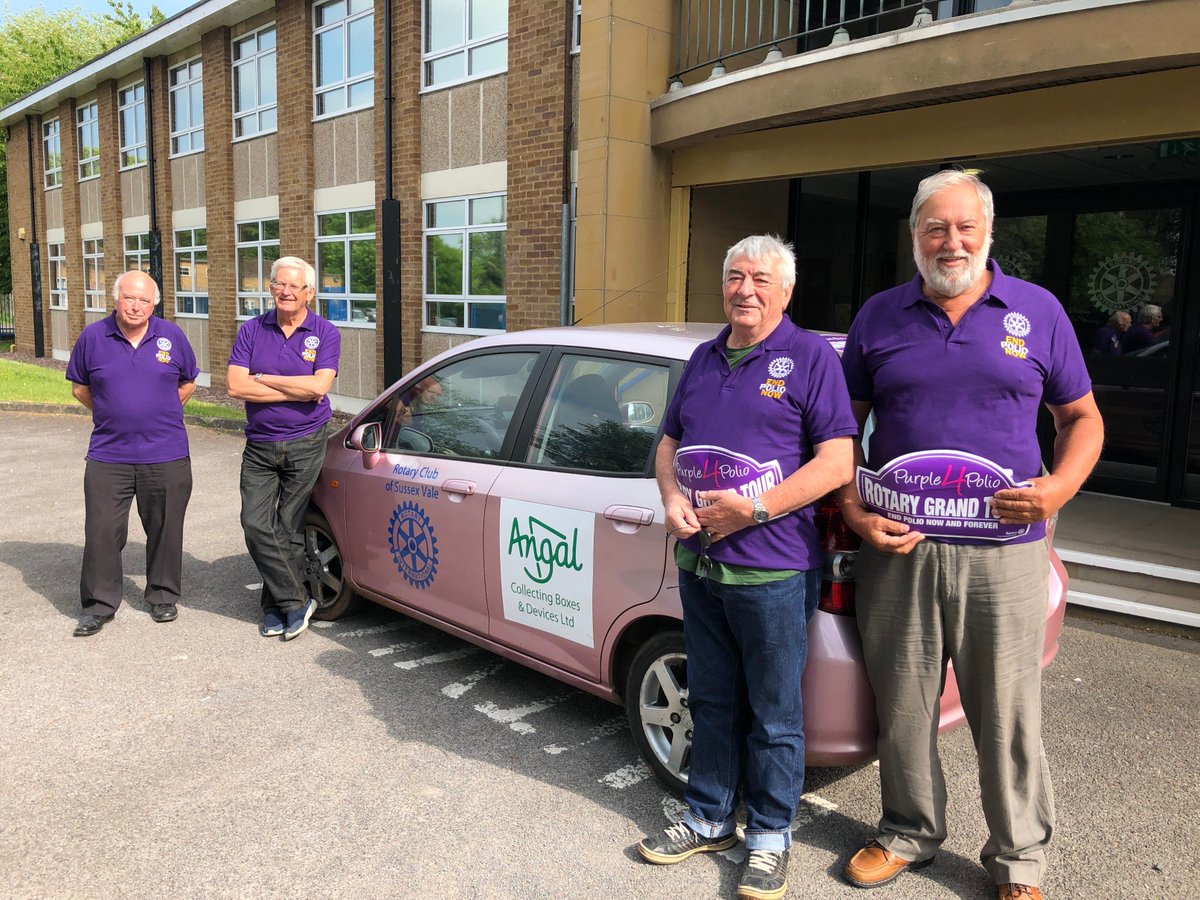 RotaryGBI's tweet image. Another #RotaryGrandTour team has stopped by for a pit stop at the Rotary Support Centre, this time from Sussex Vale Rotary.

Check out the #RotaryGrandTour hashtag to see what the teams are up to on their travels around the country raising awareness for #endpolio.