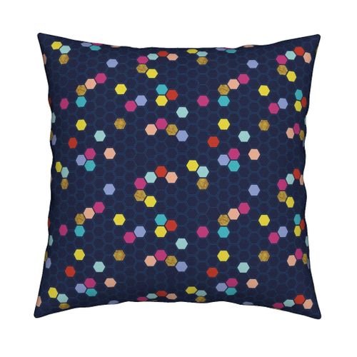 CrouchPatterns's tweet image. these are some of my favourite #honeycomb #inspired designs that i have found @Spoonflower  I love not only the #colour #schemes but also the placement on the colours within the #design