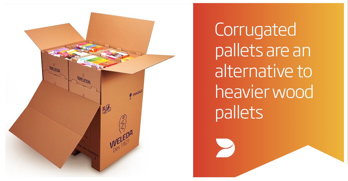 Corrugated cardboard pallet - PaPillOn - DS Smith - storage / transport /  handling