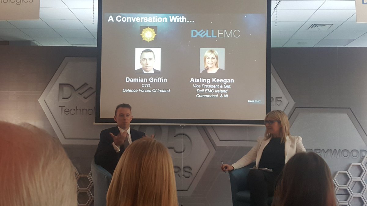 Great to hear from <a href="/aislingkeegan2/">Aisling Keegan</a> &amp; Dell Technologies customer Damian Griffin #DellTech25 - 25 years celebrations in Dublin.