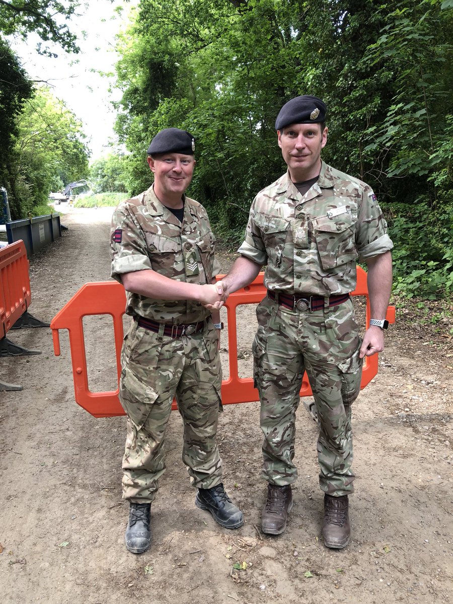 SMI_MPF's tweet photo. Day 3 of MPF Final Project and the subsurface drainage channels are in and culvert reinstated. Congratulations to Sgt Long-Melton on promoting to SSgt today. That’s two SSgt’s on MPF Cse 54, a first I think. #sapperproud https://t.co/EAIJrTBG9I