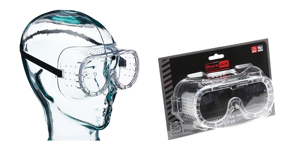 BlackrockWkwear's tweet image. Our #DirectVent #safety #goggles are excellent protection against dust in the workplace. They have a soft #PVC frame for all-day comfort and a #polycarbonate lens for superior eye protection. bit.ly/2KQrJjp Approved to EN166. One size.