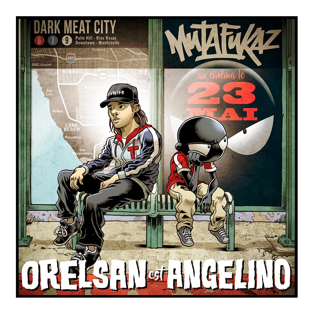Orel_san's tweet photo. . @Mutafukaz sort aujourd’hui au cinéma ! https://t.co/T6YV2FKOnX