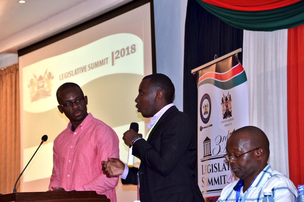 nandiassembly's tweet photo. Speaker @kiptoojoshua8 joined other panelists in discussing the Big four agenda Kenya @CAFKENYA on #LegSummit2018 https://t.co/fQr4Gret9Y