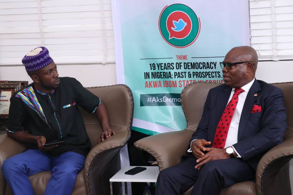 hypestation's tweet photo. Thuggery and violence in our elections has to be really looked into, as factors that mitigate against our democracy. - Akan Okon #AksDemocracyDay2018 https://t.co/fCuzhH4Uif