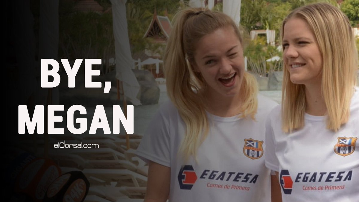 #LigaIberdrola 👋🇺🇸💙 La estadounidense <a href="/megggcrosson/">Megan Crosson</a> se despidió ayer de la @UDGTenerife tras una temporada en la Isla bit.ly/2J3rlA2