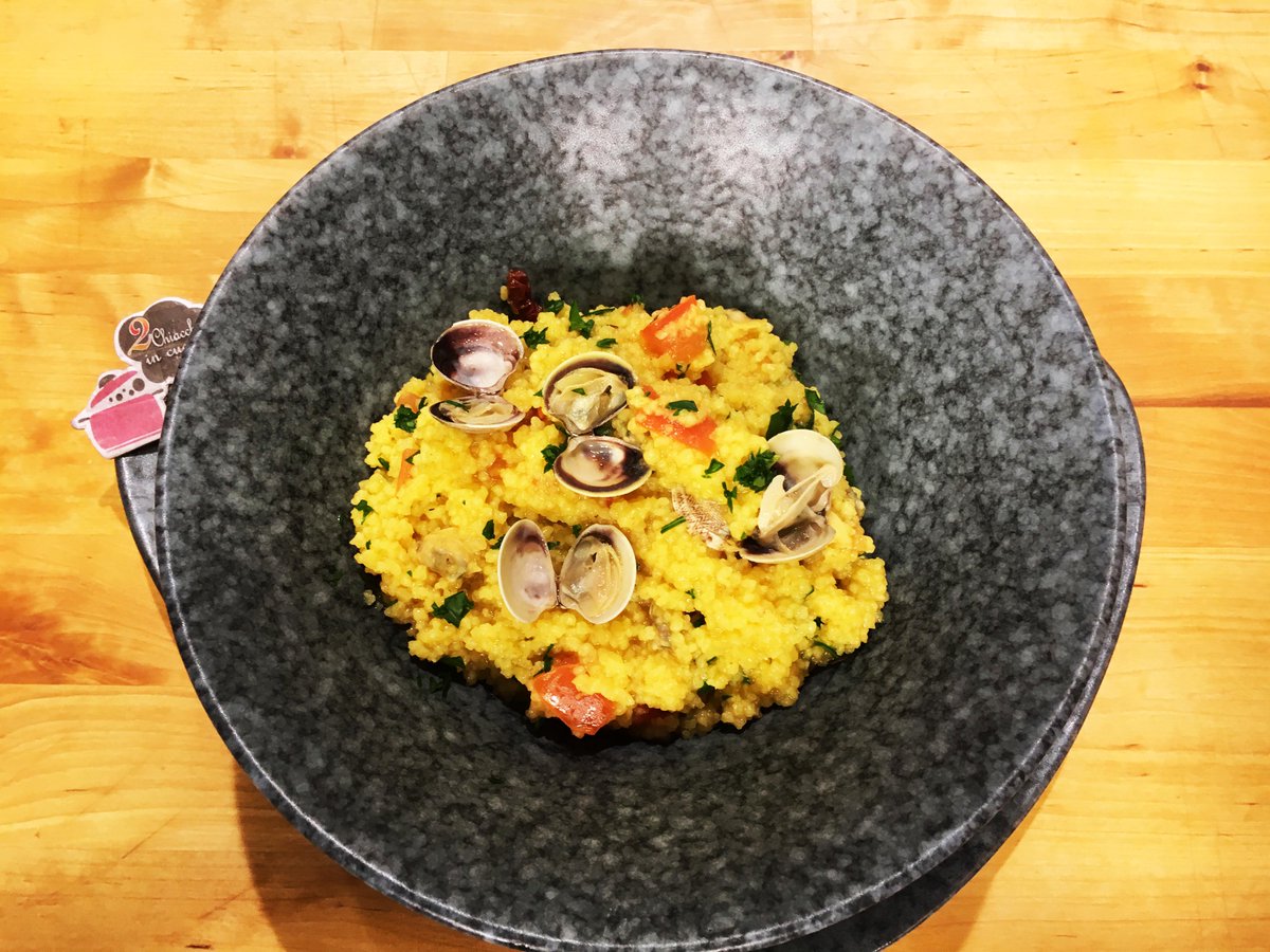 Alle 12.30 la nostra amica Ileana Conti @cucinapergioco ci insegnerà a preparare la #fregola, piatto tipico della #Sardegna. Non mancate!!! #cooking #cucina #food #fish #ricette