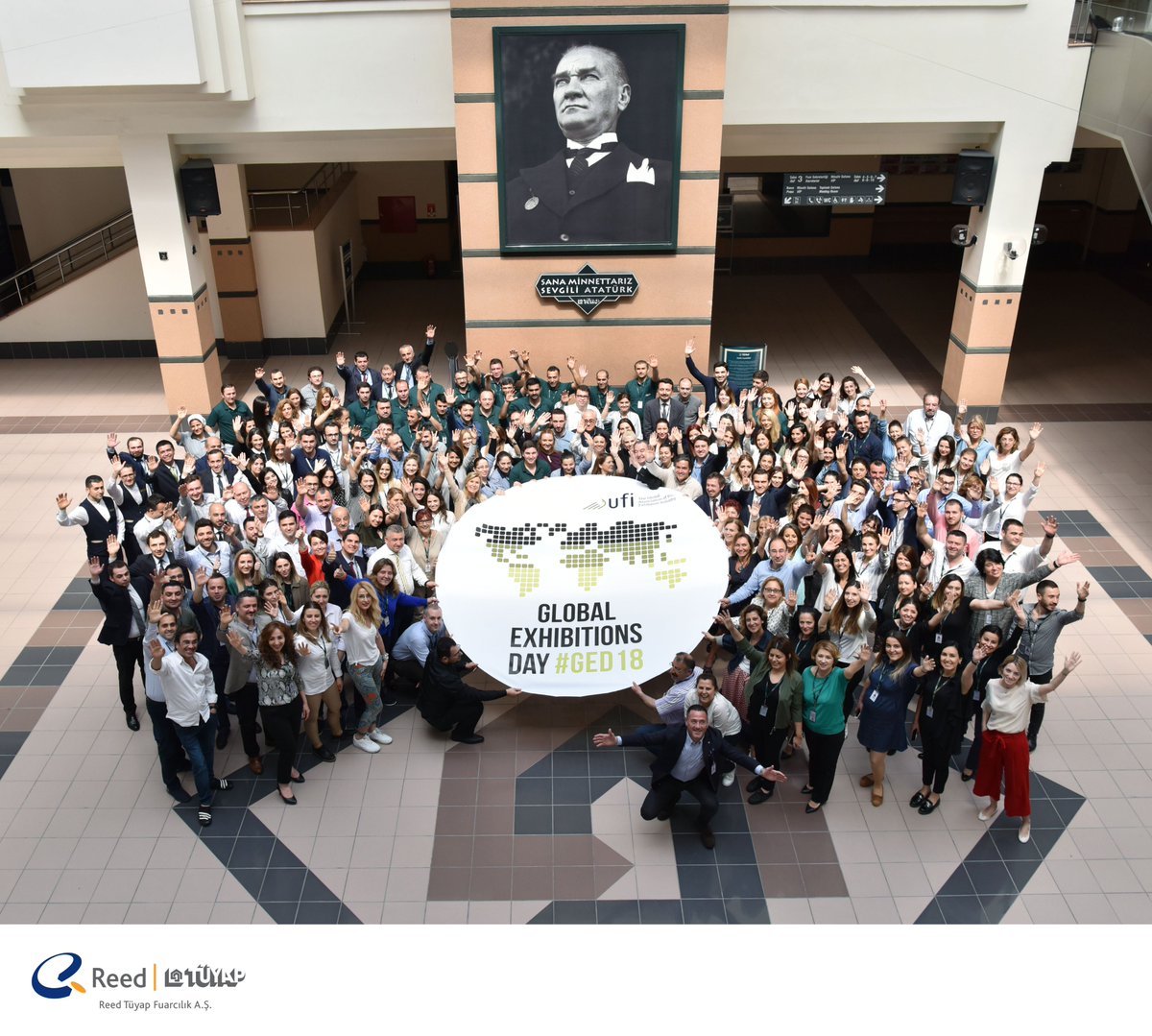 RXGlobal_'s tweet photo. Check out the #GEDNumberChallenge entry from our colleagues and friends at Reed Tuyap and Tuyap in Turkey! Great effort!
Join us this Global Exhibitions Day in celebrating this exciting industry and all the people who help make it happen on 6th June #GED18 #eventprofs https://t.co/2cpMNHmrZo
