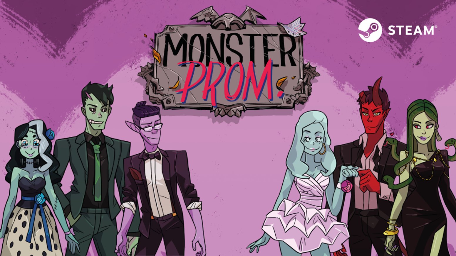 Layerq 今 個人的に日本語化が来て欲しいタイトル1位2位を争う Monster Prom アメリカとかで高校 最後のダンスパーティー プロム をテーマにしたノベルアドベンチャーゲームなんだけど 生徒たちはみんな モンスター この溢れ出る 特定の人たちを喜ば