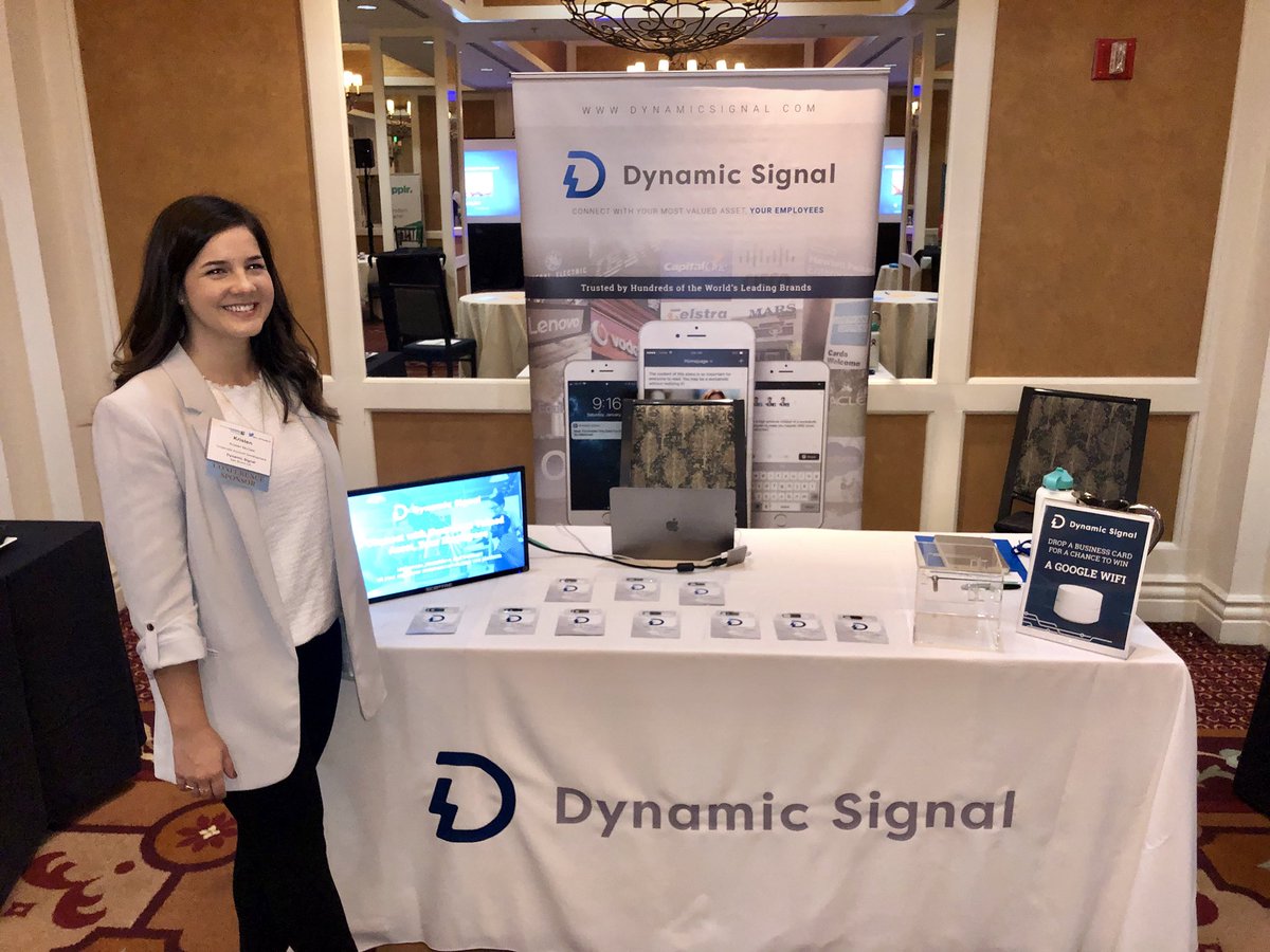 KSheaMcGee's tweet photo. Today’s the day! I’m representing our wonderful Dynamic Signal at the #ALI_Intranets for Employee Communications conference in SF! Stop by and let’s talk communication 🎉 https://t.co/8TcsZugT9y