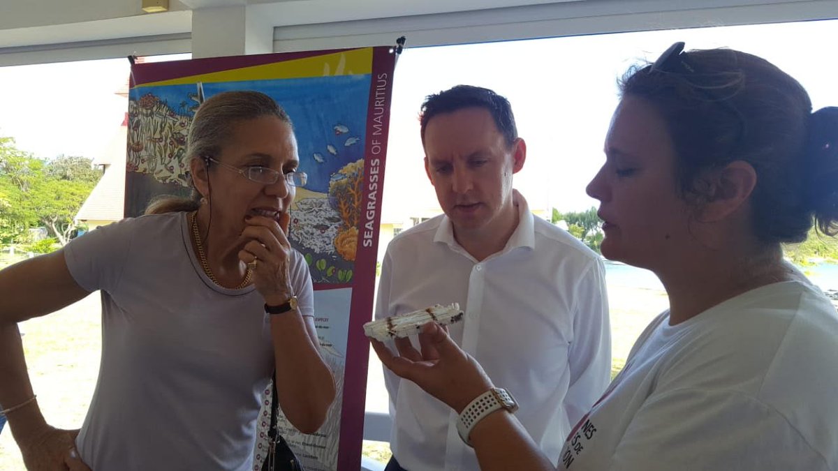 SustDev's tweet photo. .@GEF_SGP funded project for voluntary #MarineConservation area &amp; #ReefConservation show how reefs &amp; marine life can be regenerated using awareness &amp; simple tools. Site visit at Regional SIDS Partnership Dialogue Mauritius https://t.co/qEj0w9K7Tf. Info: https://t.co/sHgsersyJW https://t.co/1gttBl3DOb