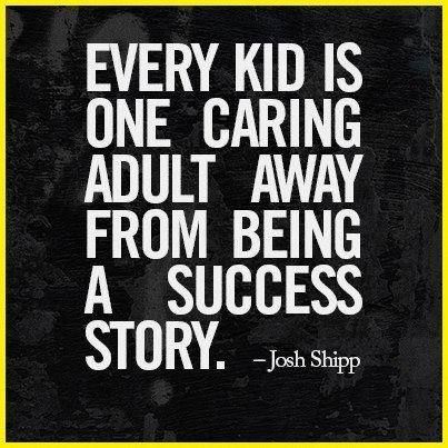 AdoptUSKids's tweet image. "Every kid is one caring adult away from being a success story." -Josh Shipp #fostercare #NFCM2018