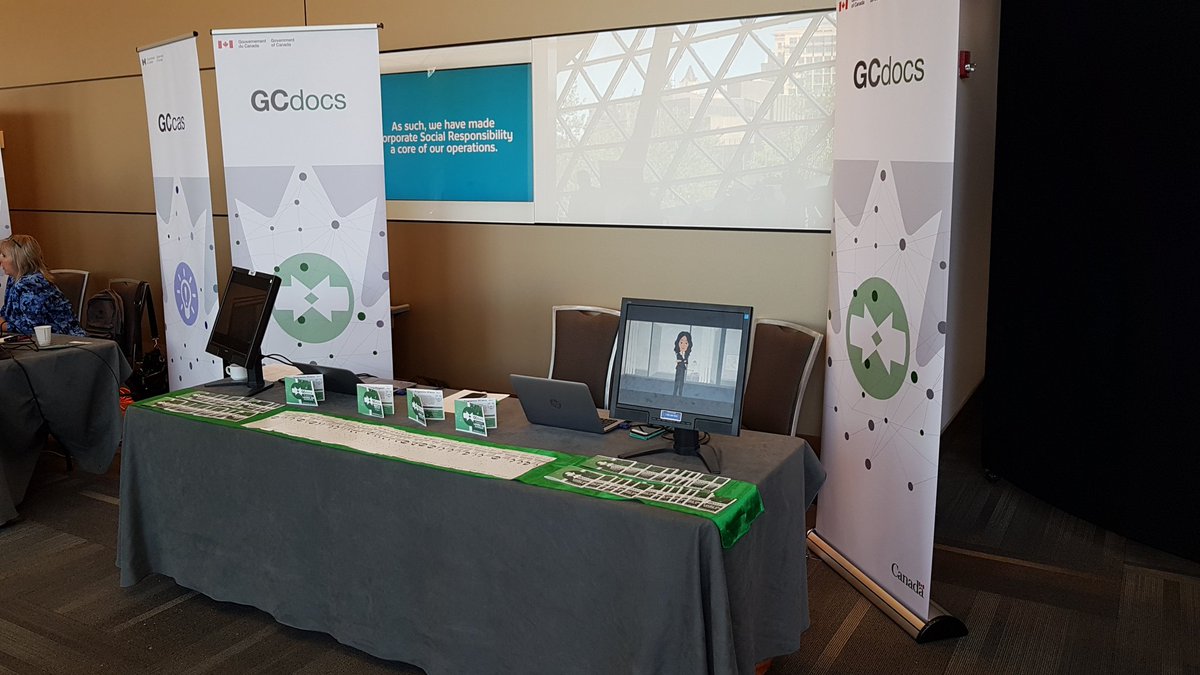 GCdocsProgram's tweet image. Are you attending @dpi_canada #pdw2018? Be sure to stop by our booth and that of colleague #GCCase and ask us about how the two tools integrate together.
