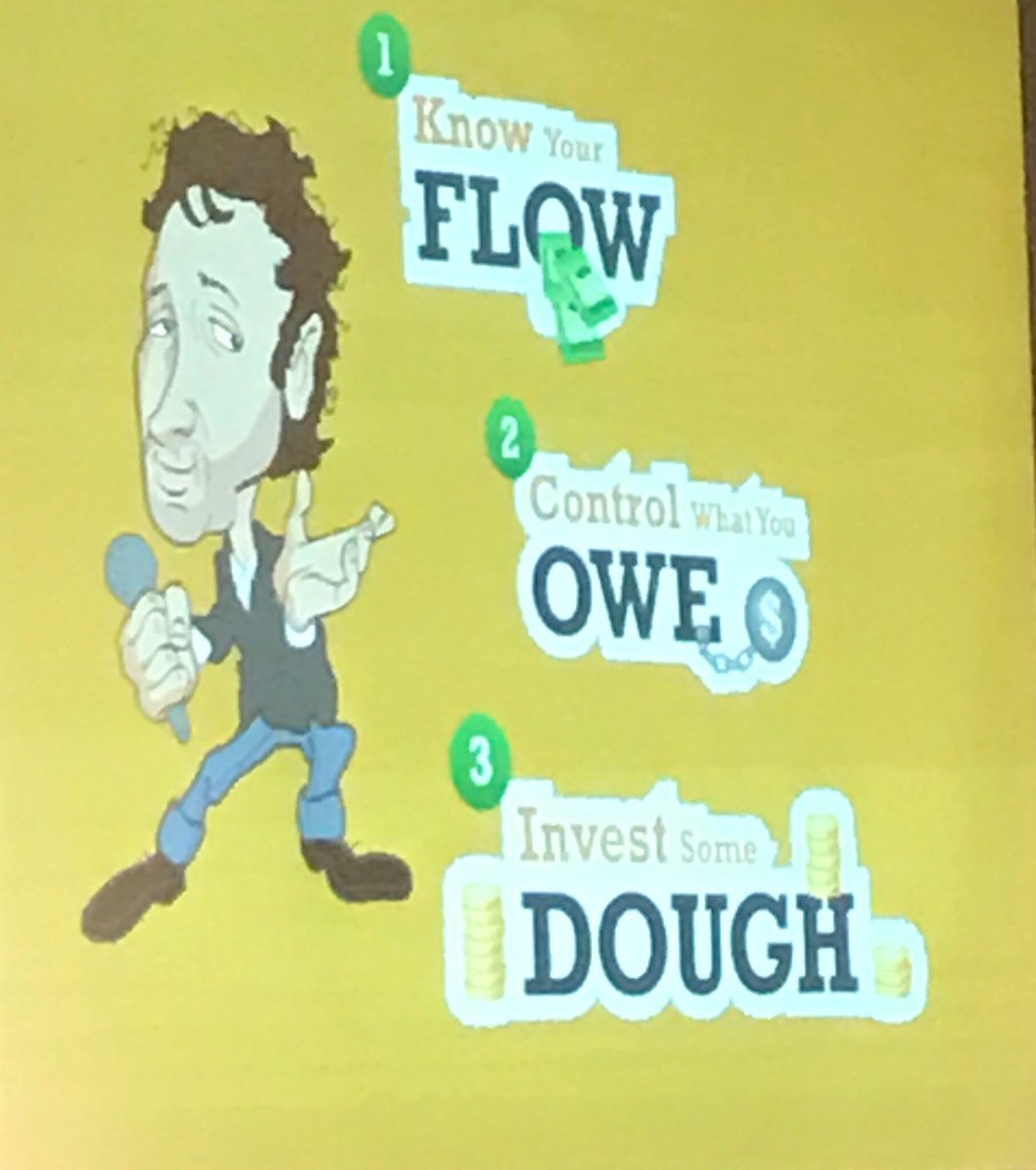 Good Advice for Students as they get ready to face the real world <a href="/funnymoneyman/">FunnyMoneyMan</a> @SATEC <a href="/LC3_TDSB/">TDSB LC3</a>