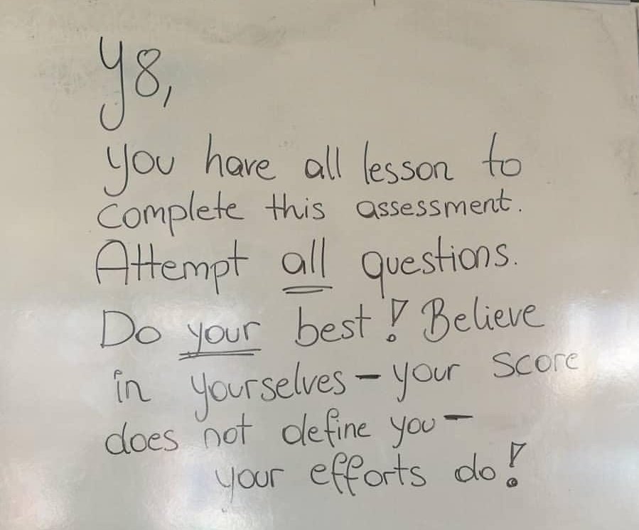 vici_be's tweet photo. Bit of motivation for my Y8 class! They tried very hard today! 
#mfl #assessment #motivation #defineyourself #effort #teacher #mfltwitterati https://t.co/5BwgyHOpT4