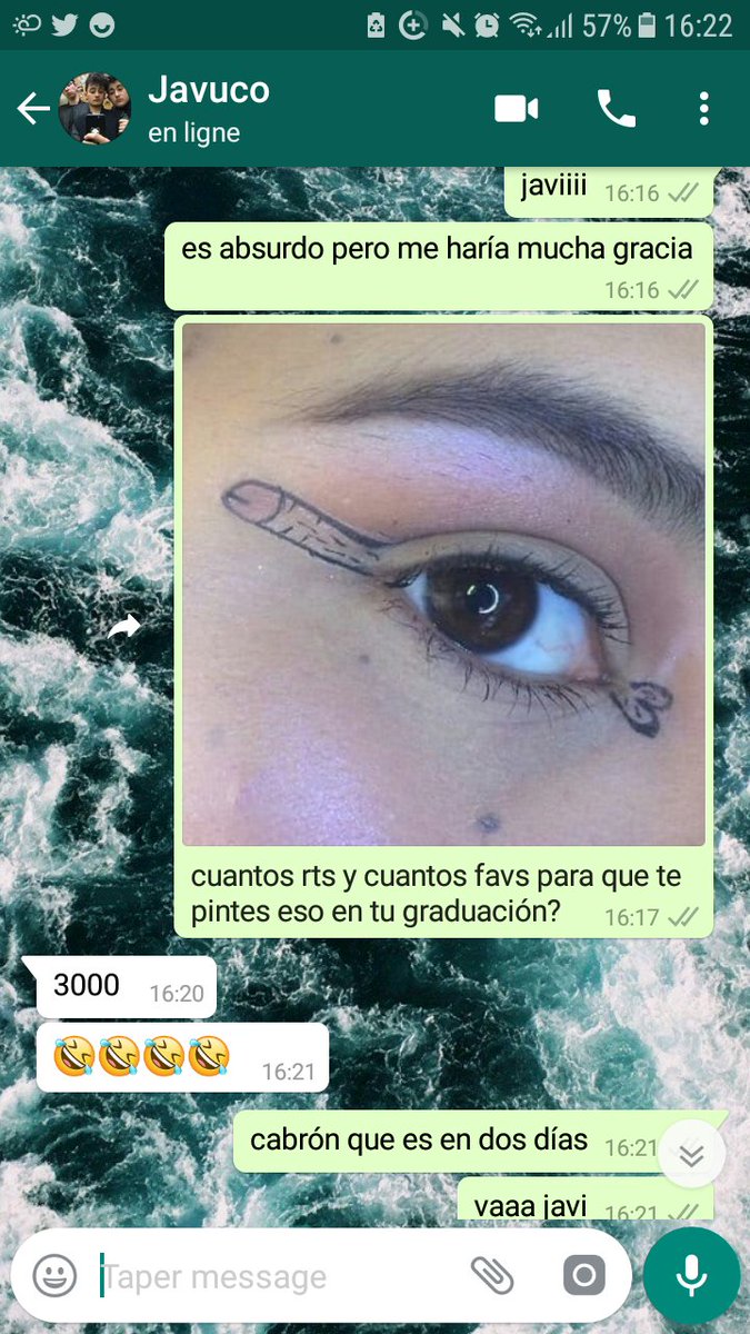 marinasantc's tweet photo. 1500 rts y se lo pinta en su graduación, que es el viernes (nadie le va a dar) https://t.co/kXmv2gpdx9