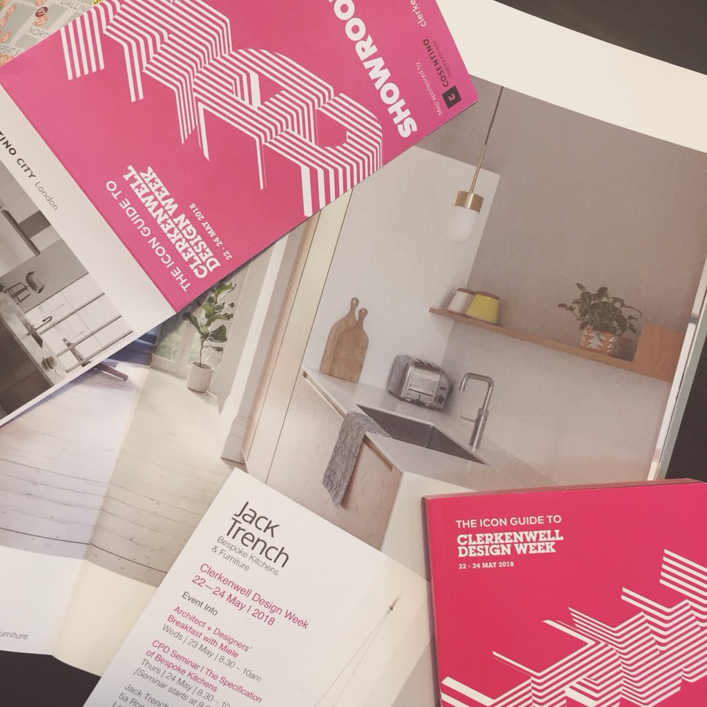 First stop for #milkhomes this year <a href="/CDWfestival/">Clerkenwell Design Week</a> checking out the beautiful bespoke kitchens of @Jack_Trench_Ltd 💗
.
.
#cdw18 #jacktrench #showroom #bespokekitchen #interiordesign #architecture