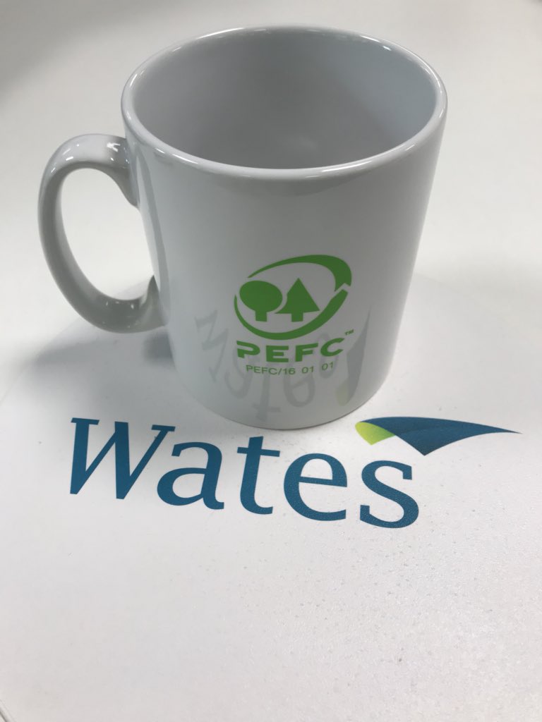 Very pleased with my #PEFC cup helping me promote the standard and #sustainable #forestry - #reducewaste #sustainabletimber #responsiblesourcing #sustainableprocurement @PEFCinternational