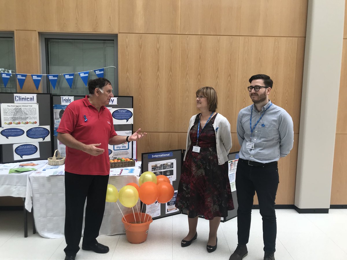It’s been great to have so much involvement from staff across all of teams with international clinical trials day this year 🤝👥 #ICTD2018 #IAmResearch #whywedoresearch