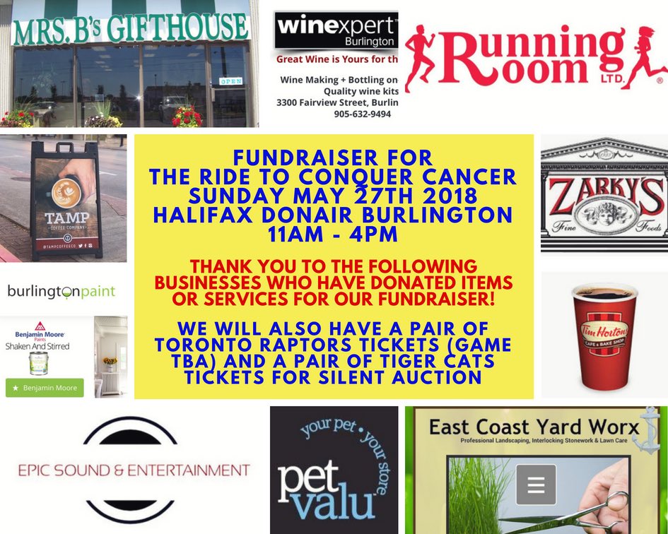 halifax_donair's tweet photo. Mark your calendars! This Sunday, May 27th we will be holding our annual @TheOntarioRide fundraiser at our Burlington location! Thank you to all those who help to make this happen! #ridetoconquercancer2018 #halifaxdonair #burlington #milton #fundraiser https://t.co/uQ6cVK9laf
