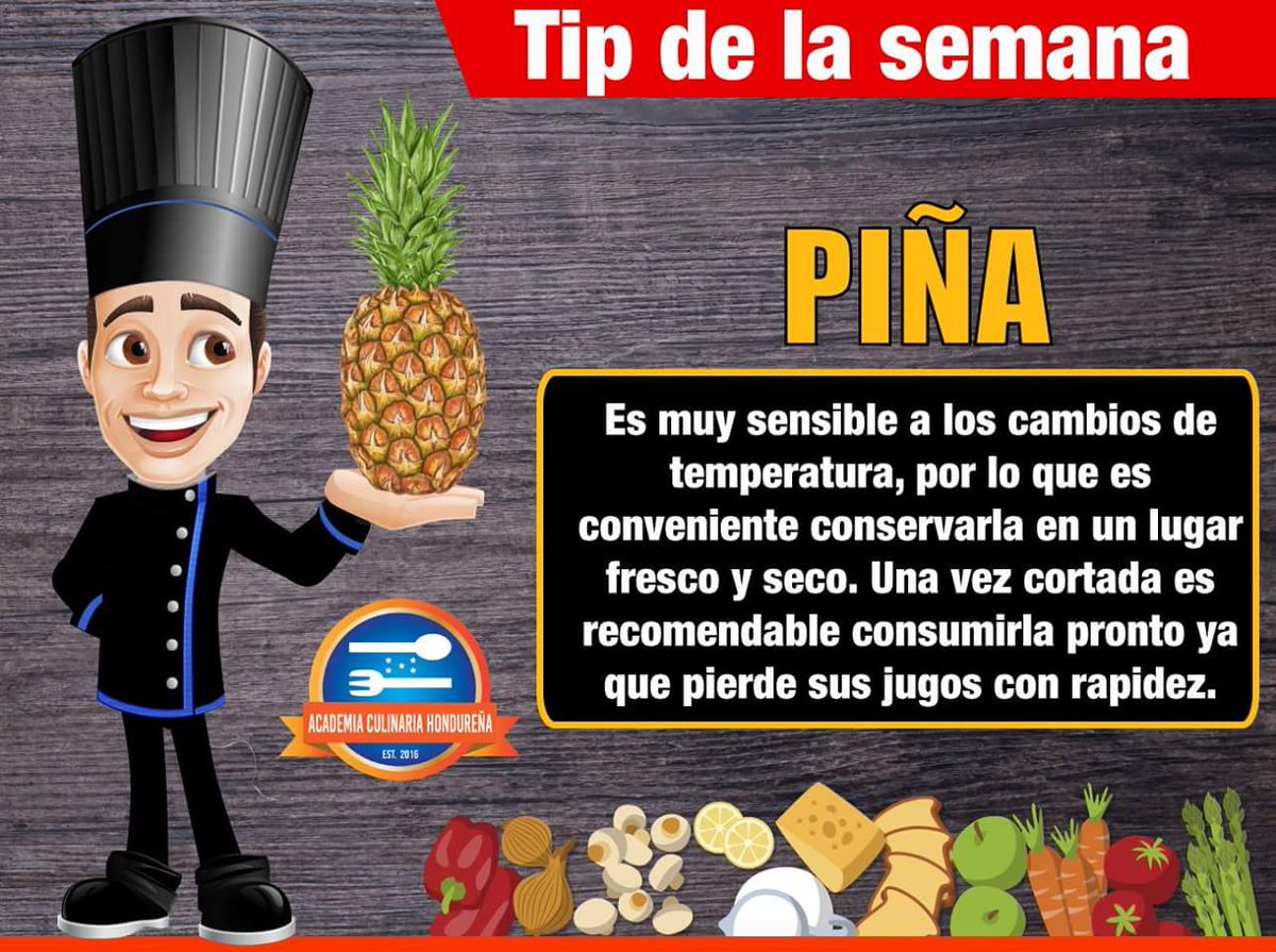 ACulinariaHn's tweet photo. El #ChefAntonio te presenta el Tip de la semana. Academia Culinaria Hondureña...Donde cocinar es un placer y un arte. #Honduras https://t.co/hVuIJYtv56