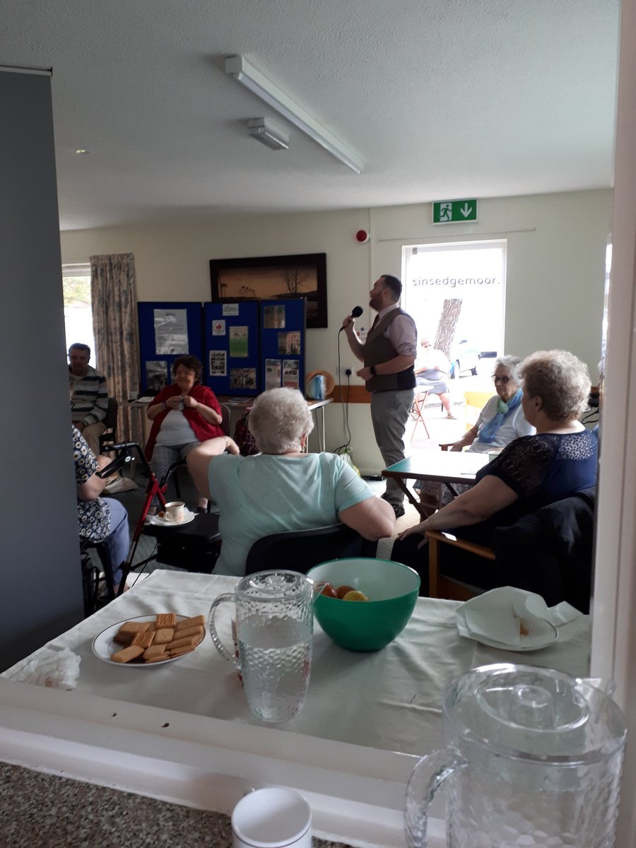 Lovely afternoon at West Bow House with music, flexercise, tea and cake! #ciw2018 #GoTeamHiS