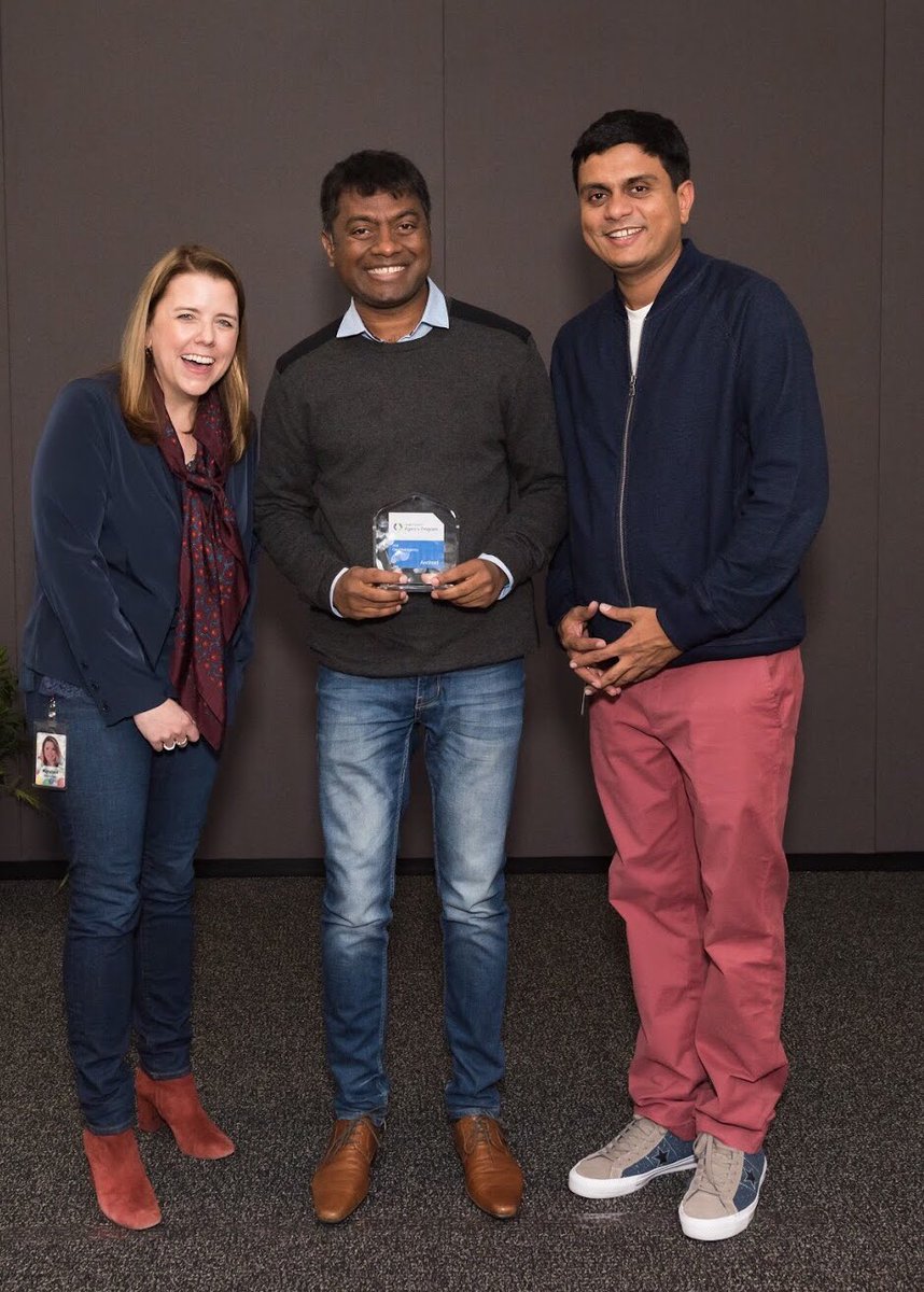 xcubelabs's tweet photo. Our co-founder @ravikorukonda receiving Google Developer Agency Program - 2018 trophy!
#Google #Android #agencyprogram #PurpleTalk #xcubeLABS #YesGnome #NukkadShops #upshot https://t.co/fj1Ka8xWRb