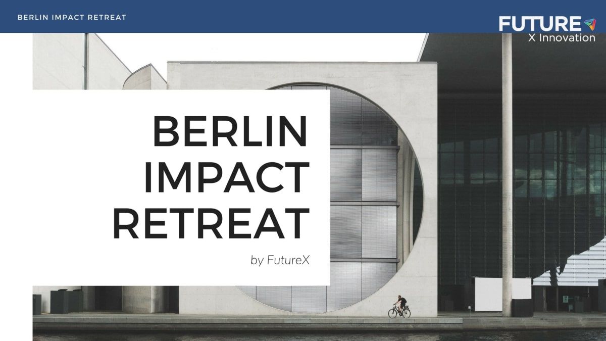 SEPInvestment's tweet photo. Join fellow founders & CEOs exploring emerging trends & purposeful leadership. Applications now open for @FutureXGlobal's Berlin Impact Retreat 2nd - 6th July 2018 #FutureXBerlin #entrepreneurs https://t.co/4XcpPfglvo https://t.co/RBPvCGXq2j